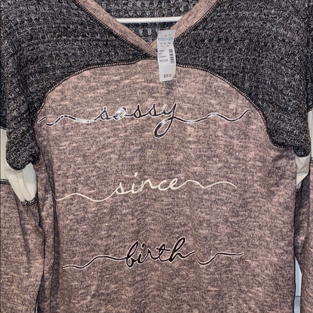 Long sleeve Maurices shirt